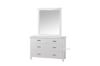 Picture of Test No Order - PORTLAND 6 DRW Dressing Table with Mirror (Cream)