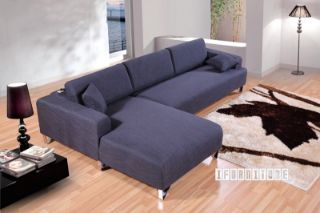 Picture of Test No Order - SMARTVILLE Corner Sofa *Dark Grey - Facing Left