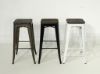 Picture of Test No Order - TOLIX Replica Bar Stool H76 with Rustic Elm Seat