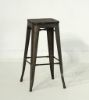 Picture of Test No Order - TOLIX Replica Bar Stool H76 with Rustic Elm Seat