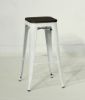 Picture of Test No Order - TOLIX Replica Bar Stool H76 with Rustic Elm Seat