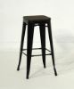 Picture of Test No Order - TOLIX Replica Bar Stool H76 with Rustic Elm Seat