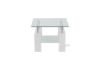 Picture of Test No Order - HORIZON Glass Side Table (White)