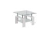 Picture of Test No Order - HORIZON Glass Side Table (White)