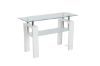 Picture of Test No Order - HORIZON Glass Console Table (White)