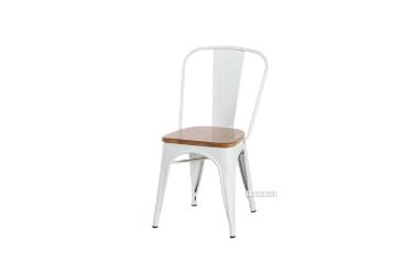 Picture of Test No Order - TOLIX Replica Dining Chair with Solid Ash Wood Seat * White