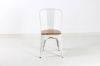 Picture of Test No Order - TOLIX Replica Dining Chair with Solid Ash Wood Seat * White