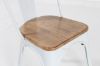 Picture of Test No Order - TOLIX Replica Dining Chair with Solid Ash Wood Seat * White