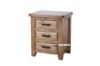 Picture of Test No Order - FRANCO 3-Drawer Bedside Table (Solid NZ Pine Wood)