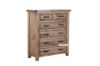 Picture of Test No Order - FRANCO 6-DRawer Tallboy (Solid NZ Pine Wood)