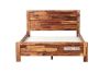 Picture of Test No Order - PHILIPPE Single/King Single/Double/Queen Size Acacia Wood Bed Frame (Rustic Java Colour)