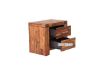 Picture of Test No Order - PHILIPPE Acacia Wood 2-Drawer Bedside Table (Rustic Java Colour)