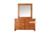 Picture of Test No Order - FOUNDATION Dressing Table with Mirror (Rustic Pine)