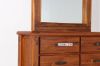 Picture of Test No Order - FOUNDATION Dressing Table with Mirror (Rustic Pine)