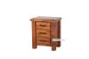 Picture of Test No Order - FOUNDATION 3-Drawer Bedside Table (Rustic Pine)