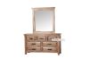 Picture of Test No Order - FRANCO 7-Drawer Dressing Table and Mirror (Solid NZ Pine Wood)