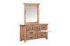 Picture of Test No Order - FRANCO 7-Drawer Dressing Table and Mirror (Solid NZ Pine Wood)