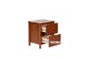 Picture of Test No Order - METRO 2-Drawer Bedside Table (Caramel)