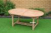 Picture of Test No Order - BALI Outdoor Solid Teak Wood Oval 160-240 Extension Dining Set (7PC/9PC)