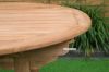 Picture of Test No Order - BALI Outdoor Solid Teak Wood Oval 160-240 Extension Dining Set (7PC/9PC)