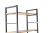 Picture of Test No Order - CITY 182cmx60cm Narrow Bookshelf (Black)