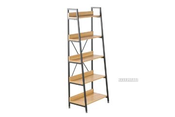 Picture of Test No Order - CITY 151cmx60cm Angled Bookshelf (Black)