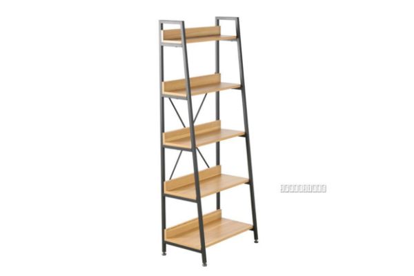 Picture of Test No Order - CITY 151cmx60cm Angled Bookshelf (Black)