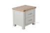 Picture of Test No Order - SICILY 2-Drawer Bedside Table (Solid Wood with Ash Top)