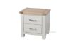 Picture of Test No Order - SICILY 2-Drawer Bedside Table (Solid Wood with Ash Top)