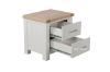 Picture of Test No Order - SICILY 2-Drawer Bedside Table (Solid Wood with Ash Top)