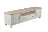 Picture of Test No Order - SICILY 201 2 DRW Large TV Unit (Solid Wood - Ash Top)