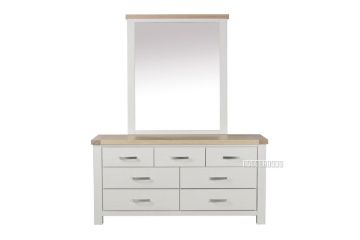 Picture of Test No Order - SICILY Dressing Table (Solid Wood - Ash Top)