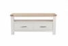 Picture of Test No Order - SICILY 115 2 DRW Small TV Unit Solid Wood - Ash Top