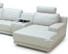 Picture of Test No Order - CASTLEFORD Corner Sofa 100% Genuine Leather (White)