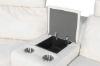 Picture of Test No Order - CASTLEFORD Corner Sofa 100% Genuine Leather (White)