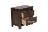 Picture of Test No Order - HEMSWORTH 2-Drawer Solid Timber & Veneer Bedside Table