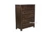 Picture of Test No Order - HEMSWORTH 5-Drawer Solid Timber and Veneer Tallboy