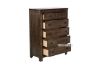 Picture of Test No Order - HEMSWORTH 5-Drawer Solid Timber and Veneer Tallboy