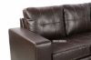 Picture of Test No Order - JESSIE Reversible Sectional Sofa/Sofa Bed with Ottoman (Dark Brown)