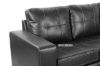 Picture of Test No Order - JESSIE Reversible Sectional Sofa/Sofa Bed with Ottoman (Black)