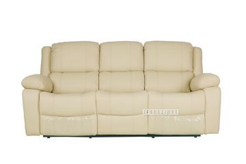 Picture of Test No Order - BRIGHTON Reclining Air Leather Sofa Range *Beige