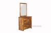 Picture of Test No Order - SARA 3-Drawer Solid Acacia Wood Dressing Table with Mirror