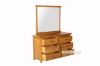 Picture of Test No Order - NOTTINGHAM Solid Oak Dressing Table Mirror