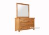 Picture of Test No Order - Westminster 6-Drawer Solid Oak Wood Dressing Table with Mirror 