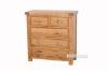 Picture of Test No Order - WESTMINSTER Solid Oak Wood 5-Drawer Tallboy