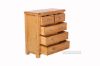 Picture of Test No Order - WESTMINSTER Solid Oak Wood 5-Drawer Tallboy