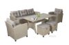 Picture of Test No Order - ALBANY 3+1+1 Wicker Dining Outdoor Sofa Set (Beige)