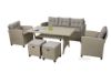 Picture of Test No Order - ALBANY 3+1+1 Wicker Dining Outdoor Sofa Set (Beige)