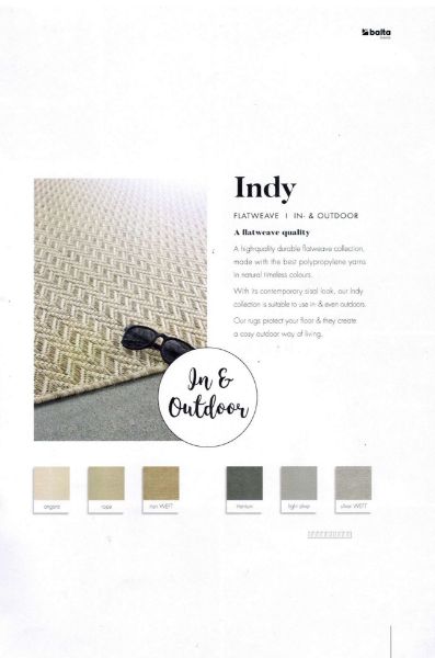 Picture of Test No Order - Indy-80/120/200  Indoor/Outdoor Rug *Lines Brown - 120*170