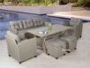 Picture of Test No Order - ALBANY 3+1+1 Wicker Dining Outdoor Sofa Set (Beige)